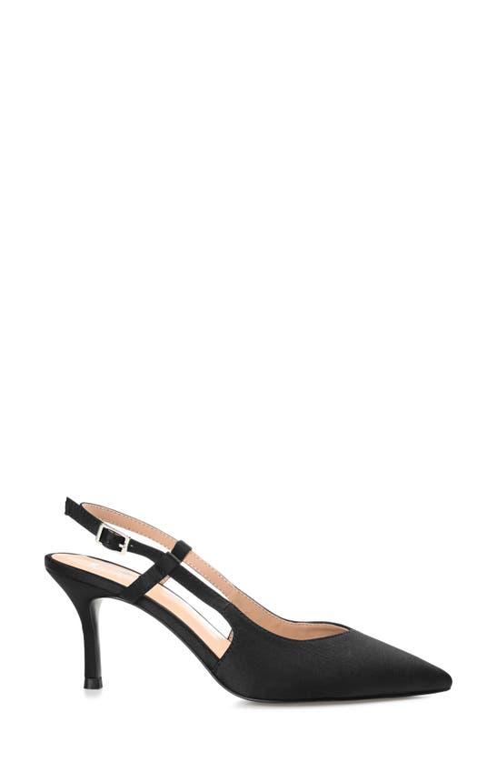 JOURNEE COLLECTION JOURNEE COLLECTION KNIGHTLY POINTED TOE SLINGBACK PUMP