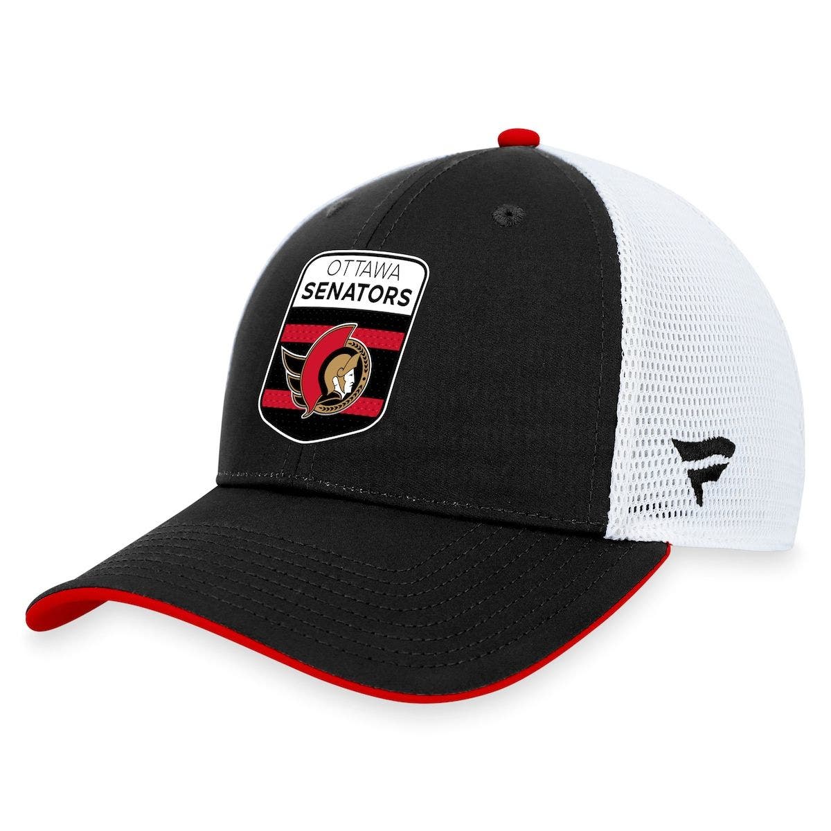 FANATICS Men's Fanatics Branded Black Ottawa Senators 2023 NHL Draft On Stage Trucker Adjustable
