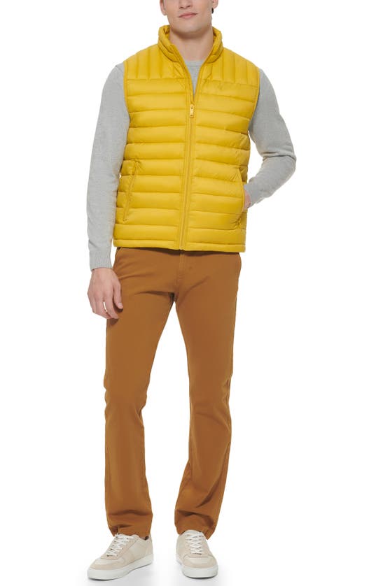 Shop Dockers ® Puffer Vest In Lemon