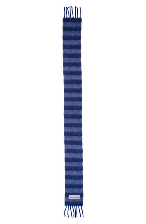 ACNE STUDIOS ACNE STUDIOS STRIPE ALPACA BLEND FRINGE SCARF 