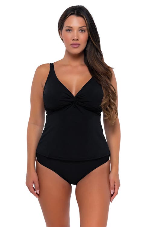 Shop Sunsets Forever Tankini-40f/38g/36h In Black