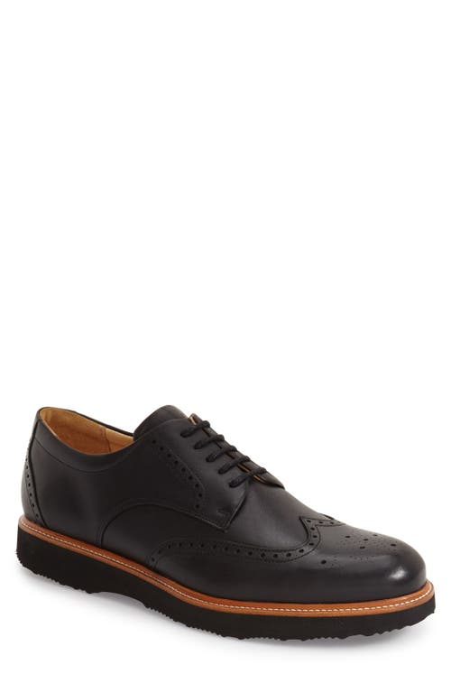 'Tipping Point' Wingtip Oxford in Black