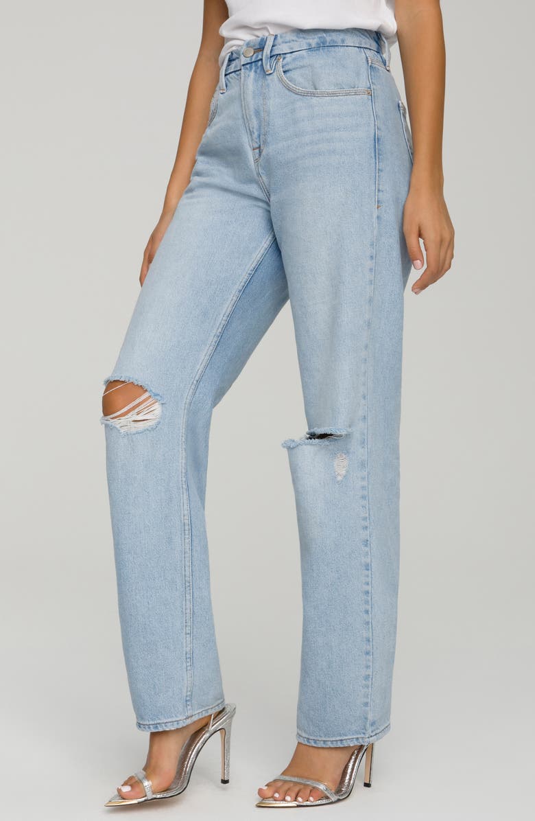 Good '90s Ripped High Waist Relaxed Jeans