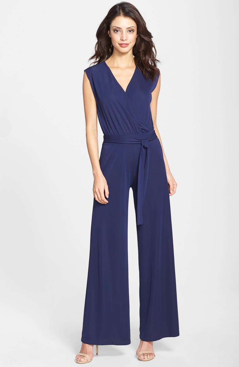 B44 Dressed by Bailey 44 Jersey Faux Wrap Jumpsuit | Nordstrom