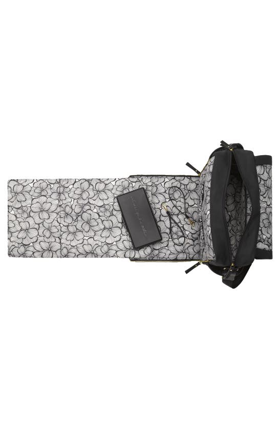 Shop Petunia Pickle Bottom Boxy Backpack Diaper Bag In Black Matte Leatherette