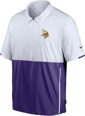 Nike Men's Nike White/Purple Minnesota Vikings Sideline Coaches