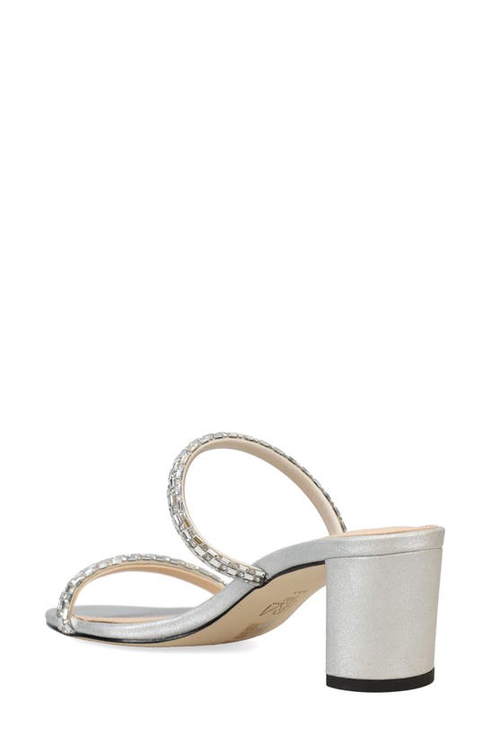 Shop Pelle Moda Mirra Slide Sandal In Silver