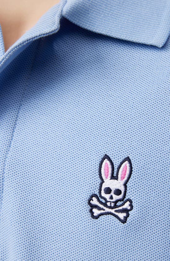 Shop Psycho Bunny Kids' Classic Piqué Polo In Serenity