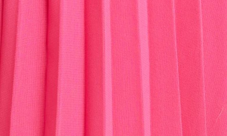 Shop Hugo Boss Boss Eplisa Pleated Skirt In Flamingo