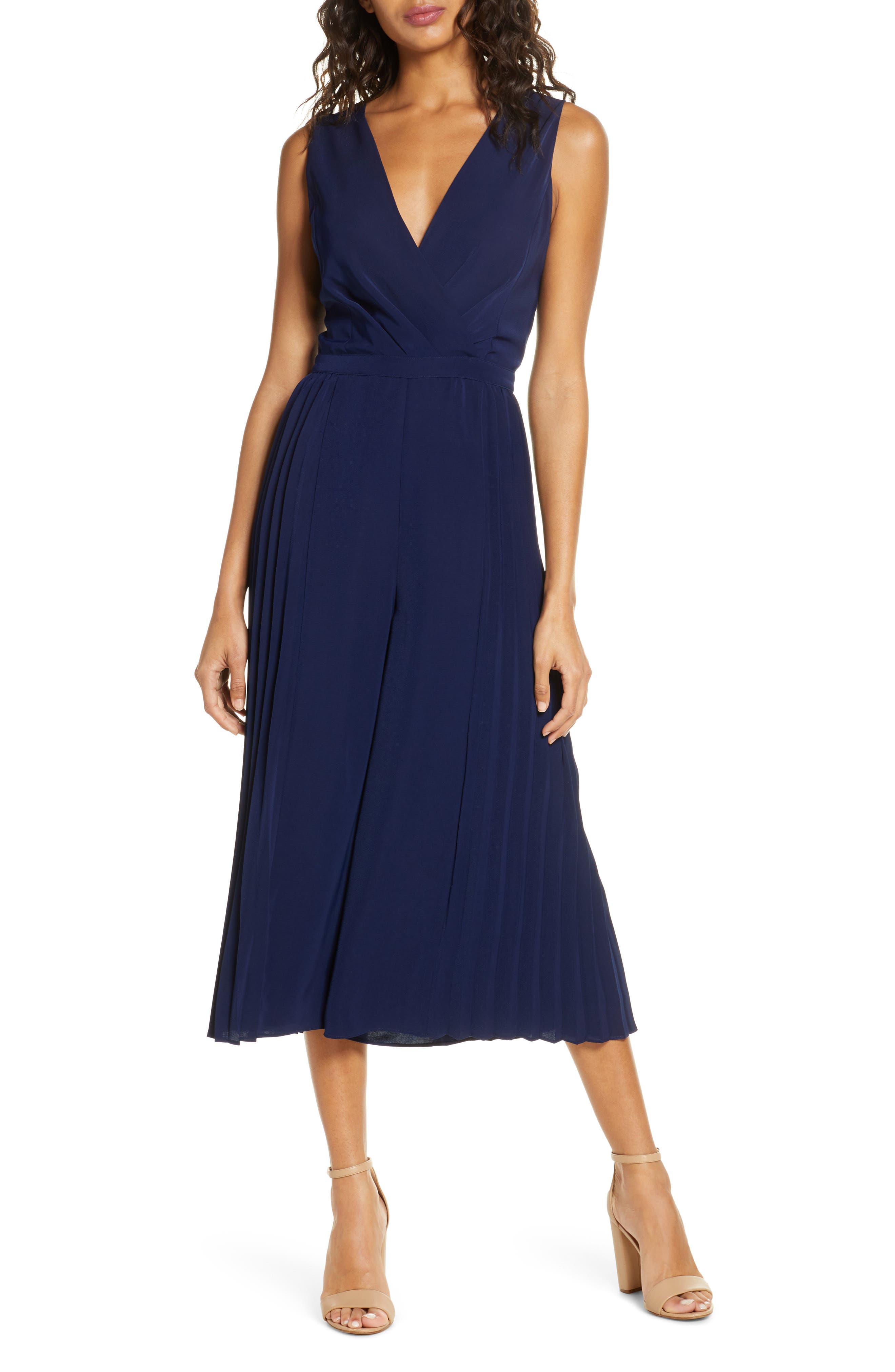 navy culotte jumpsuit