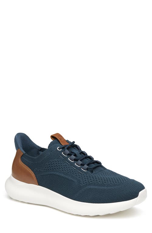 Johnston & Murphy Amherst 2.0 Knit Plain Toe Sneaker - Wide Width Available Navy at Nordstrom,
