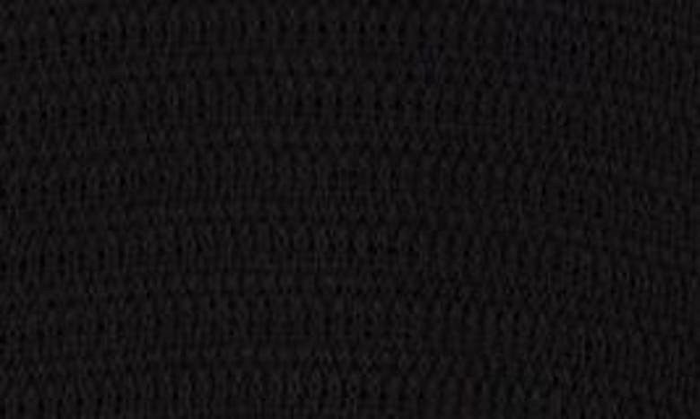 Shop Lumiere Long Sleeve Crochet Dress In Black