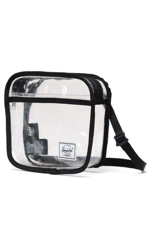 Shop Herschel Supply Co . Classic Clear Crossbody Bag In Black