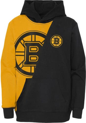 Men's Mitchell & Ness Black Boston Bruins City Collection Pullover Hoodie