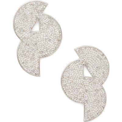 Kate Spade New York Mod Scallop Pave Statement Stud Earrings