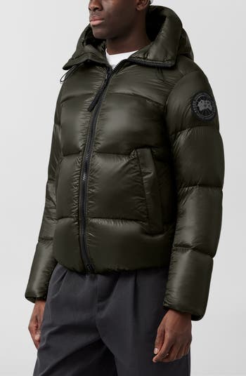 Canada goose down hooded jacket hotsell