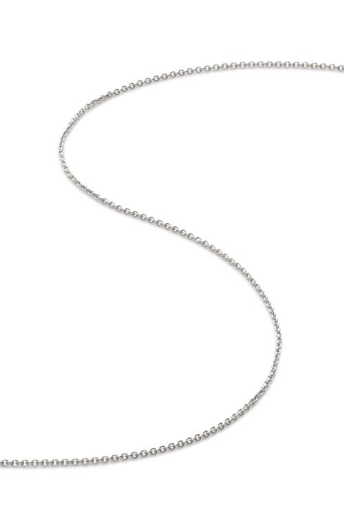 Shop Ana Luisa Dainty Chain Necklace In White Gold