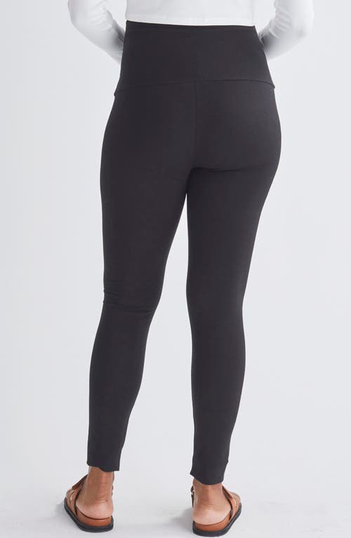 Angel Maternity Over The Bump Maternity Leggings In Black