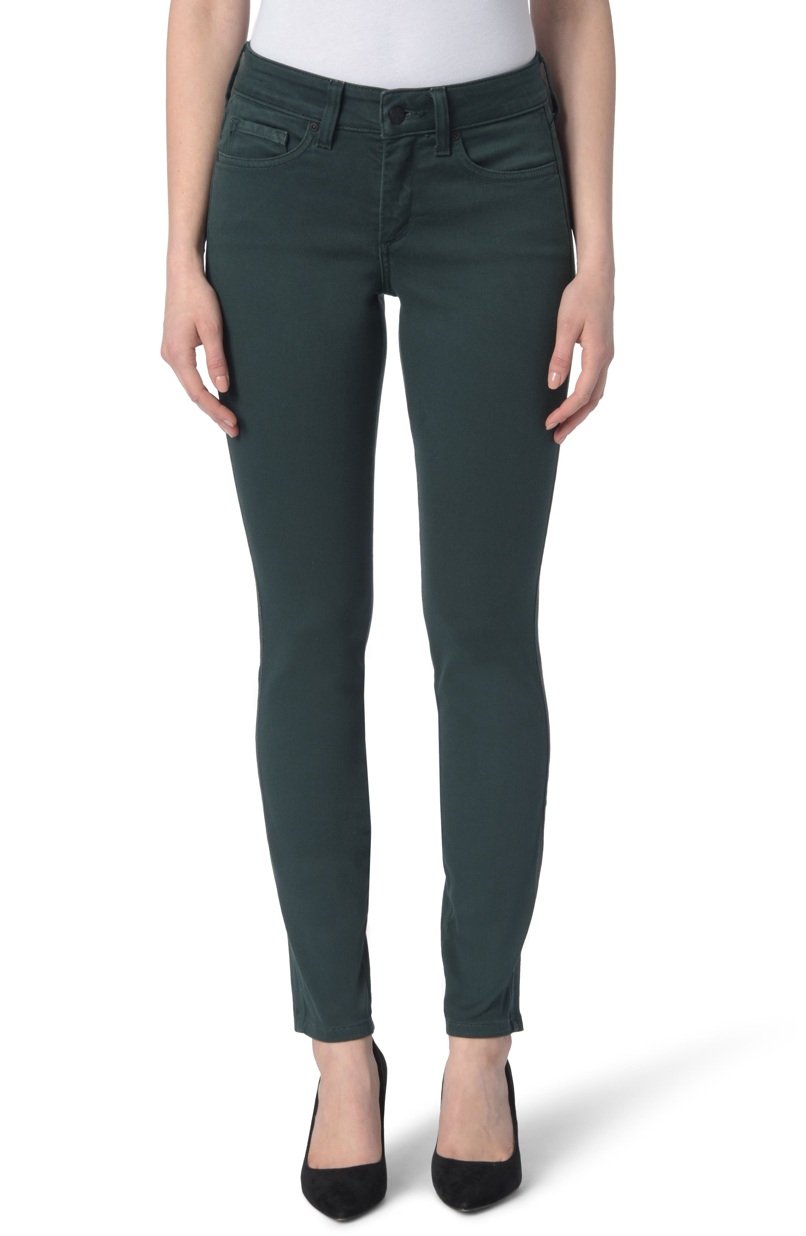 petite colored skinny jeans