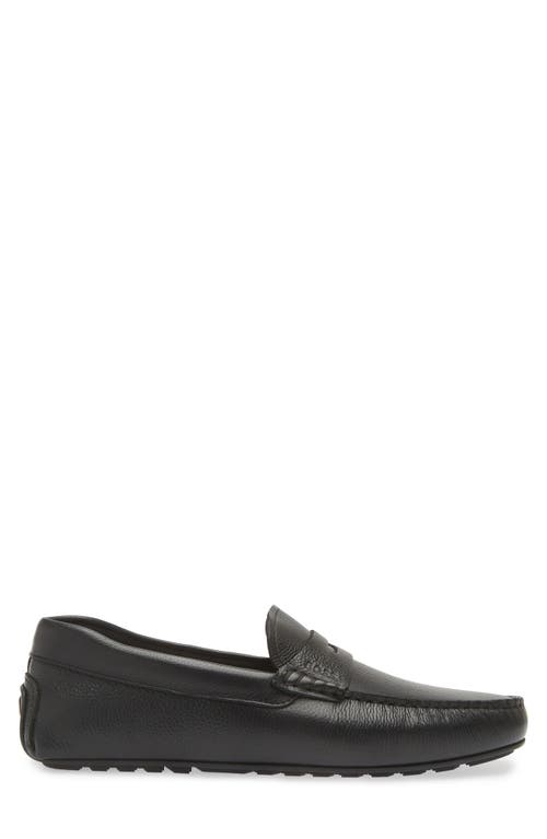 Shop Hugo Boss Boss Noel Driving Shoe In Black