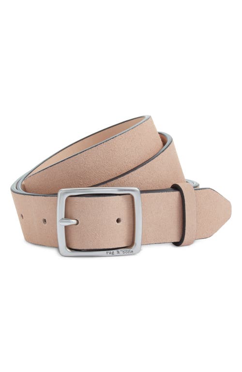 Shop Rag & Bone Boyfriend Belt In Beige Suede