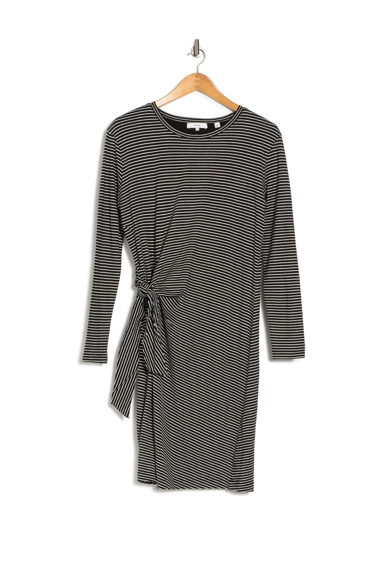 side tie t shirt dress