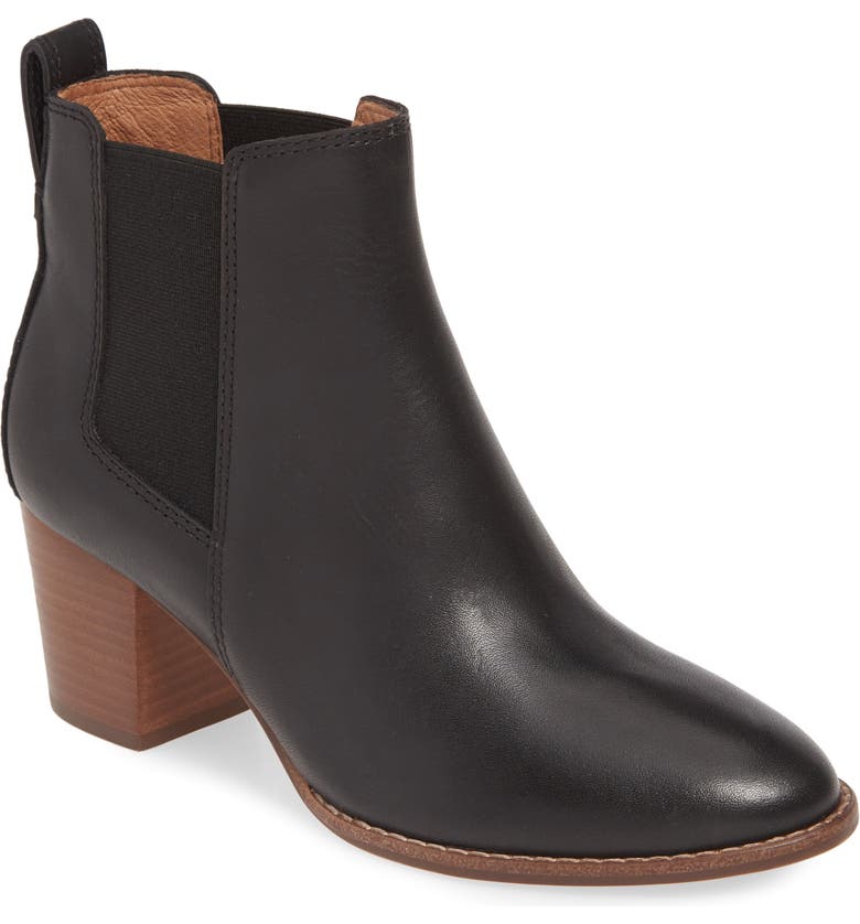 MADEWELL The Regan Boot, Main, color, TRUE BLACK LEATHER