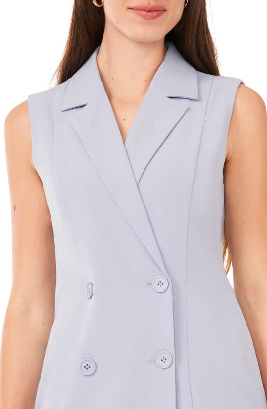 Shop Halogen (r) Sleeveless Blazer Romper In Slate Blue