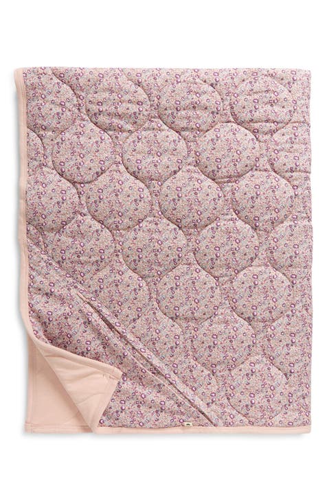 x Liberty London Floral Print Quilted Blanket