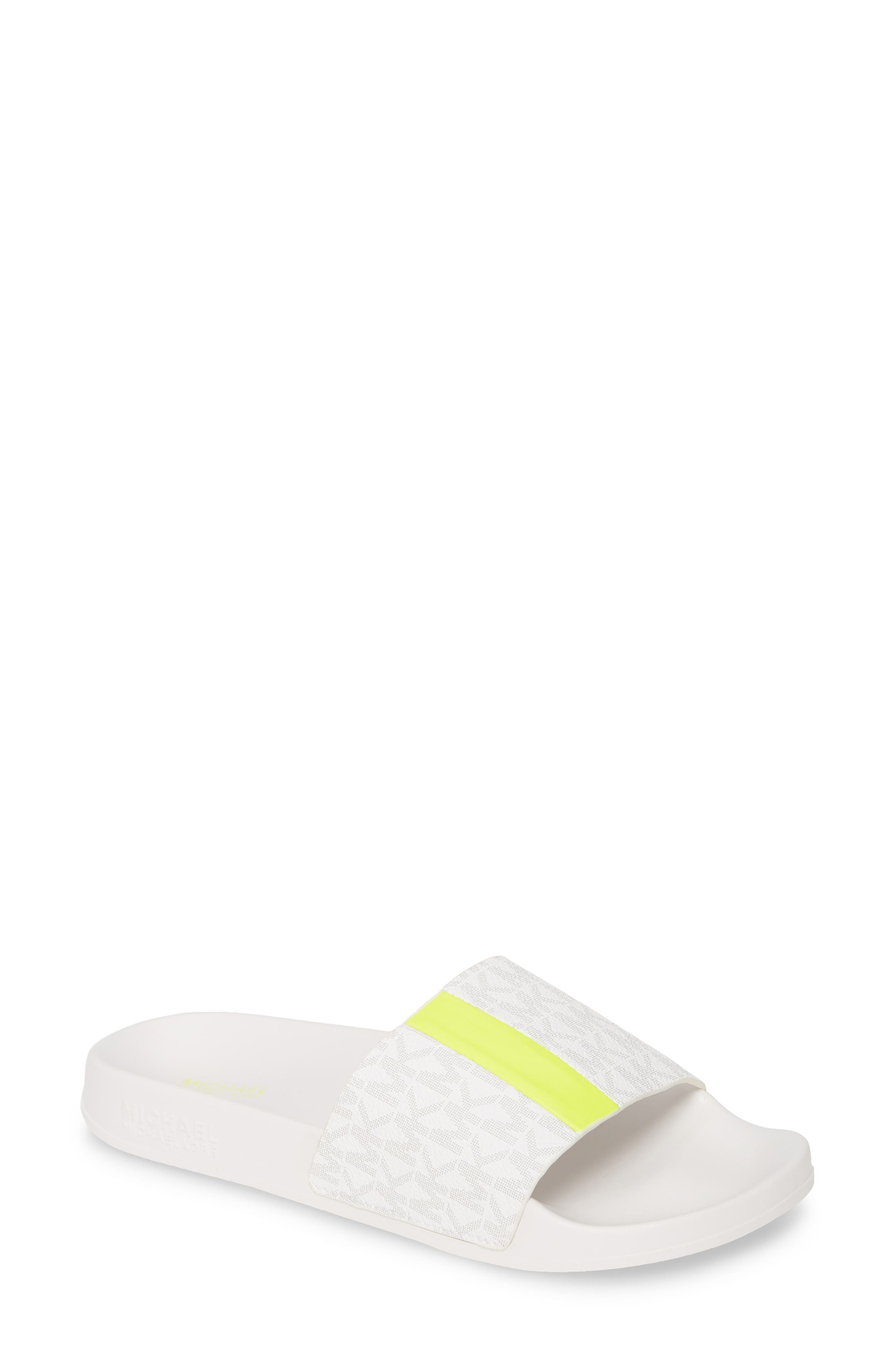 Michael Michael Kors Ayla Sport Slide, White