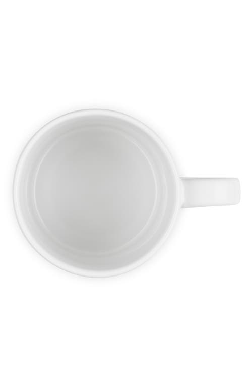 Le Creuset Holly 12oz London Mug With $2 Credit In White