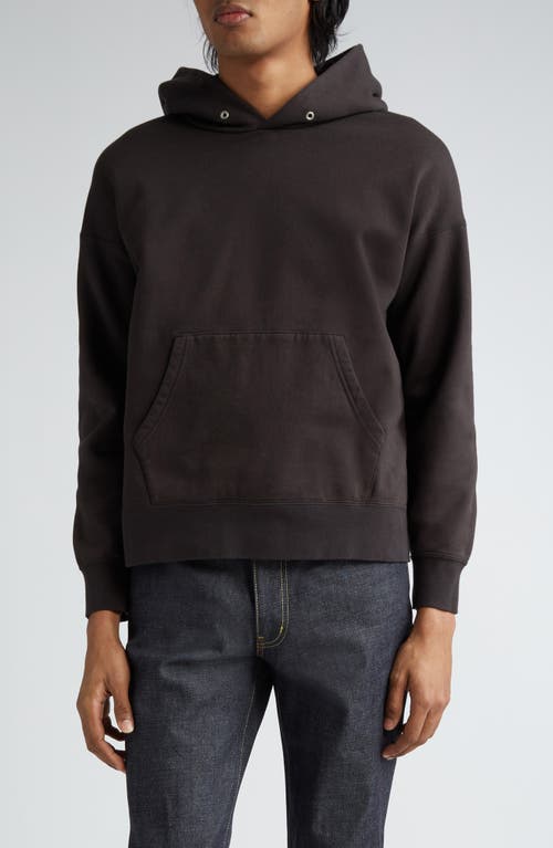 VISVIM Ultimate Oversize Cotton French Terry Hoodie Black at Nordstrom,