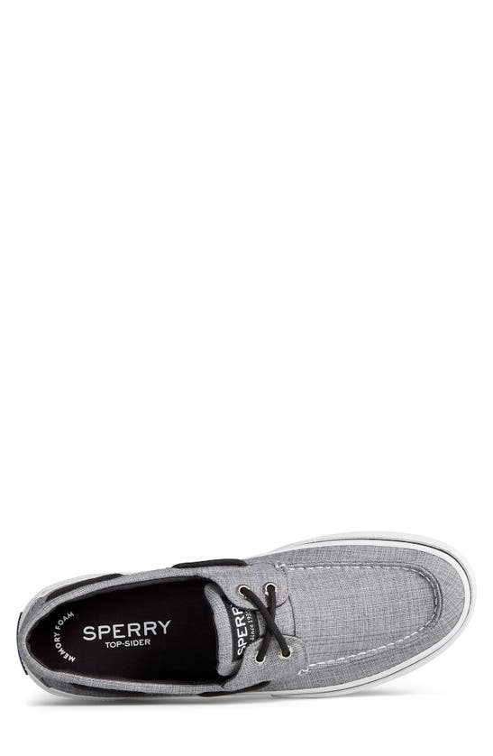 Sperry Halyard 2-eye Sneaker In Black