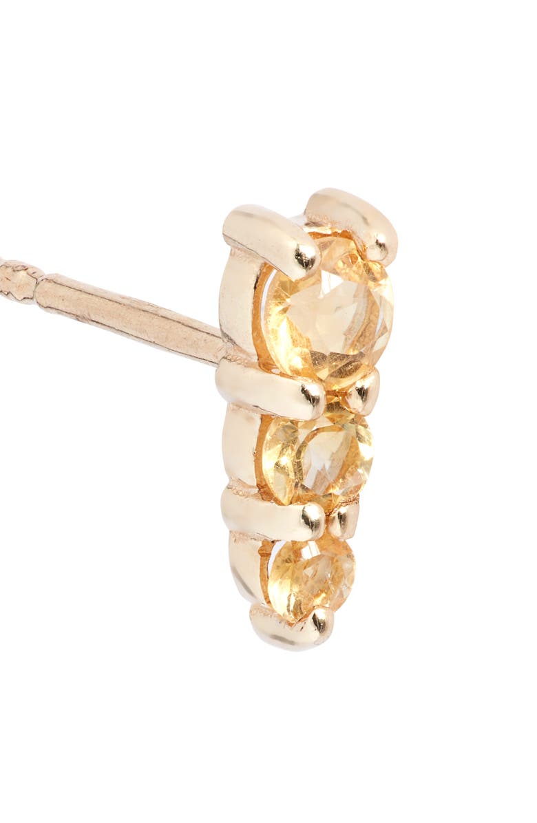 Bony Levy 14K Gold Citrine Stud Earrings | Nordstrom