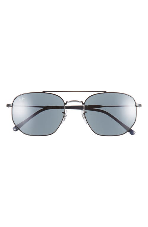 Ray-Ban Irregular 57mm Aviator Sunglasses in Black at Nordstrom