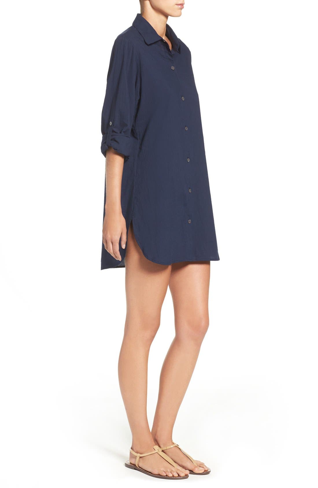 tommy bahama crinkle boyfriend shirt