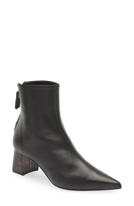 Agl Attilio Giusti Leombruni Nora Pointed Toe Bootie In Black