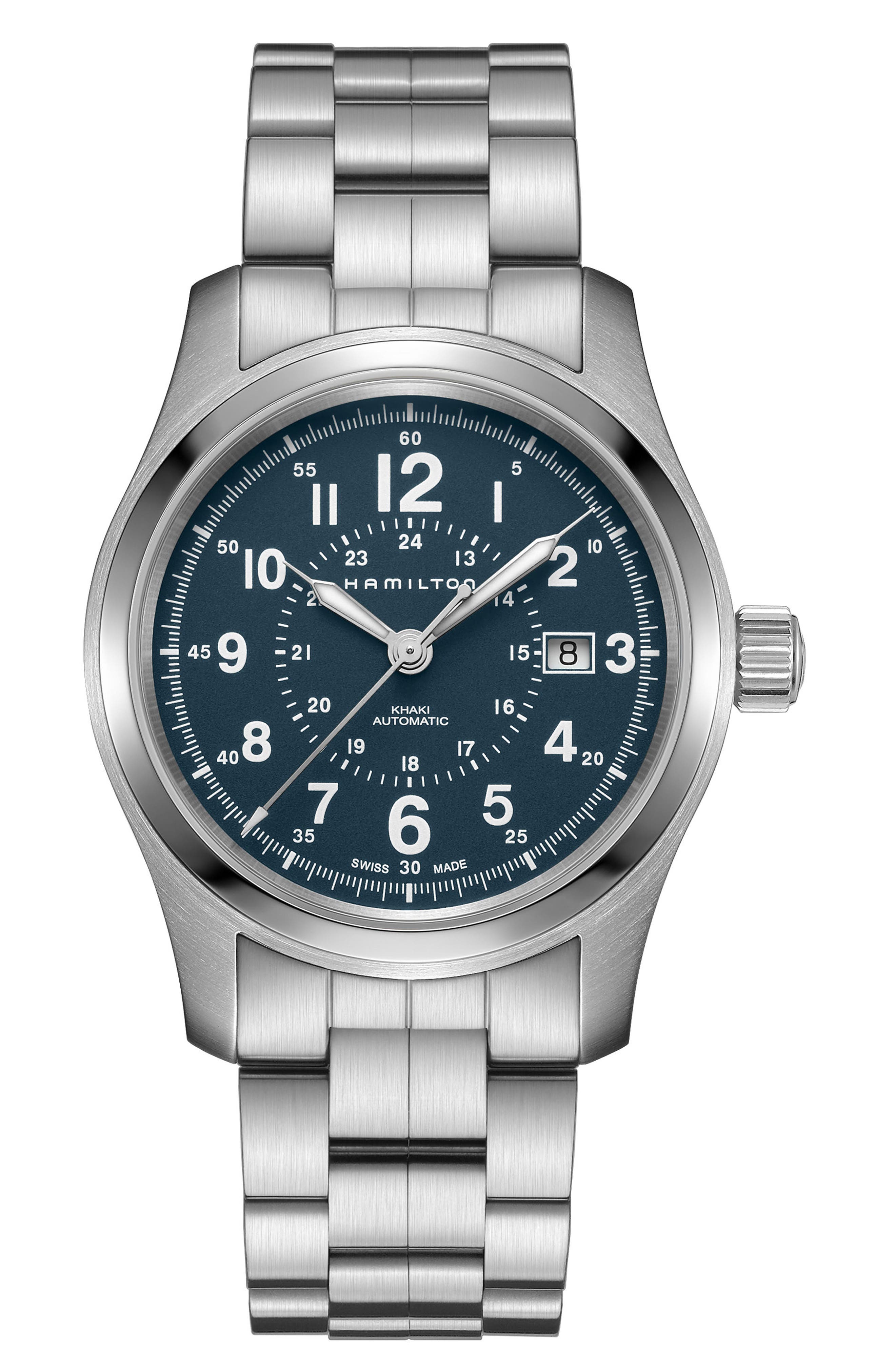 Hamilton Khaki Field Automatic Bracelet Watch, 42mm Nordstrom