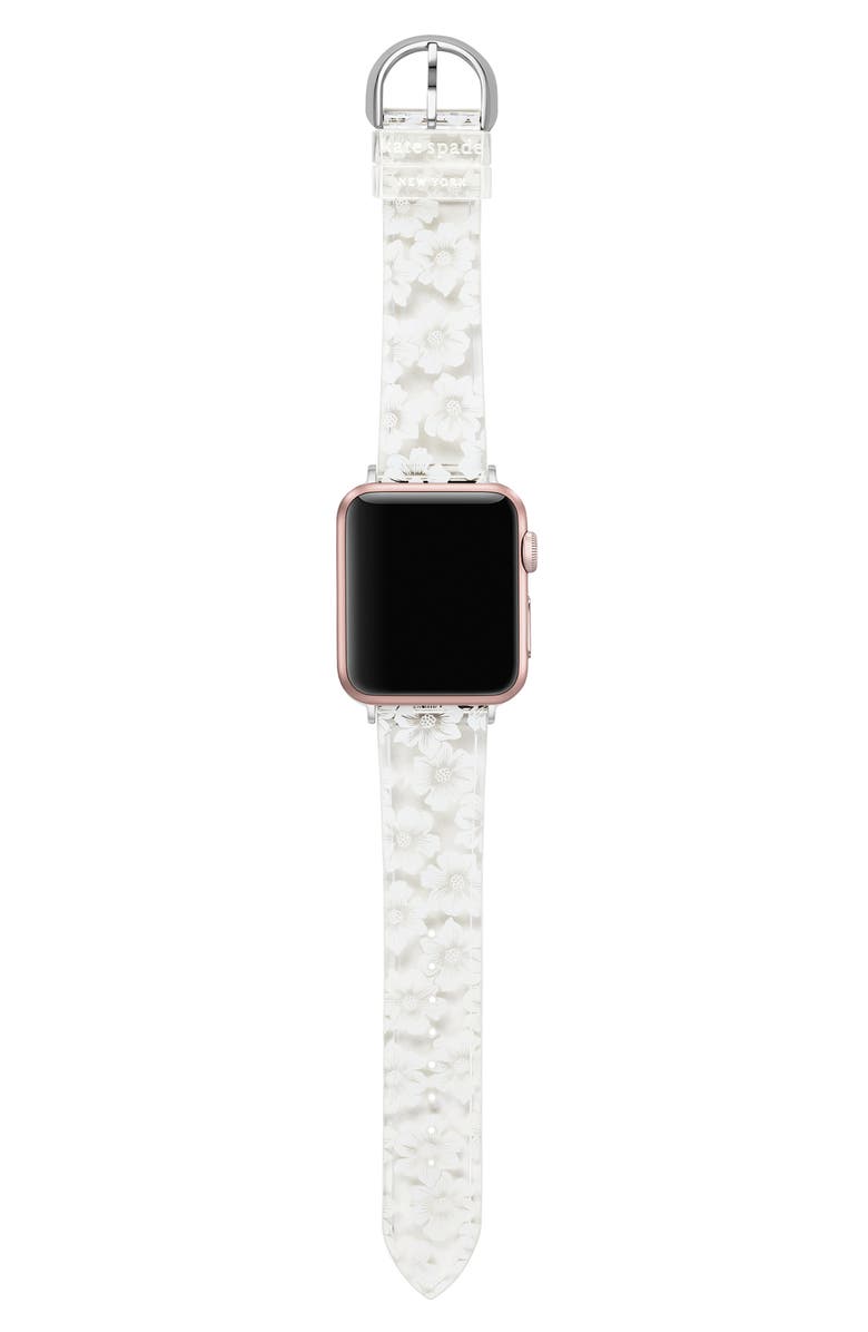 kate spade new york floral silicone 18mm Apple Watch® watchband | Nordstrom