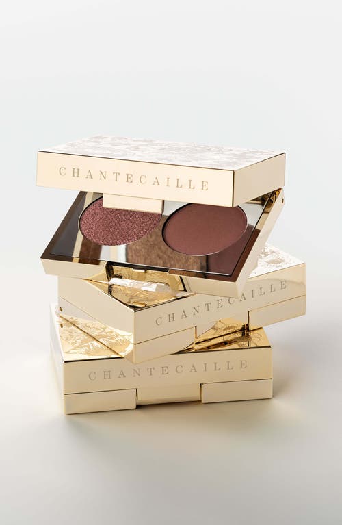 Shop Chantecaille Jasmine Eyeshadow Duet In Brown