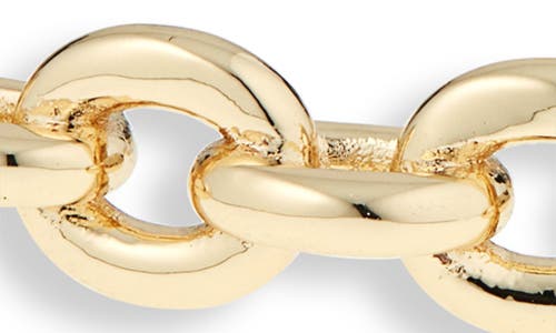 Shop Nordstrom Rack Demi Fine Cable Cuff Bracelet In Gold
