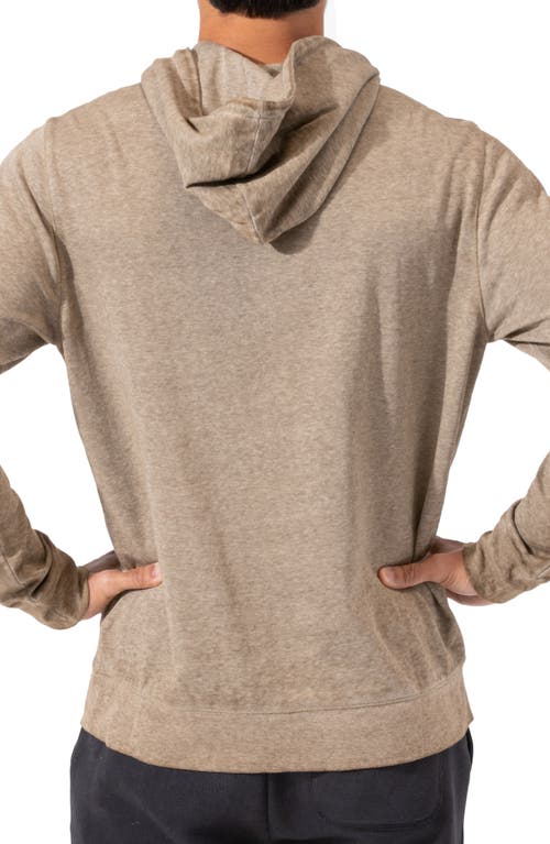 Threads 4 Thought Burnout Organic Cotton Blend Hoodie In Camo Khaki
