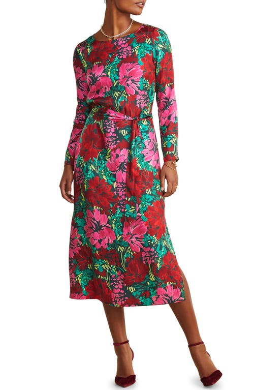 slim fit dress slacks Vineyard Vines Tropical Flamingo Printed Mini Long Sleeve Dress main image 1
