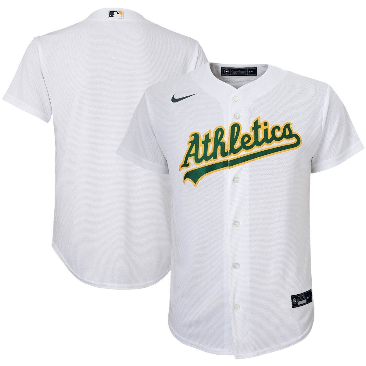 white oakland a's jersey