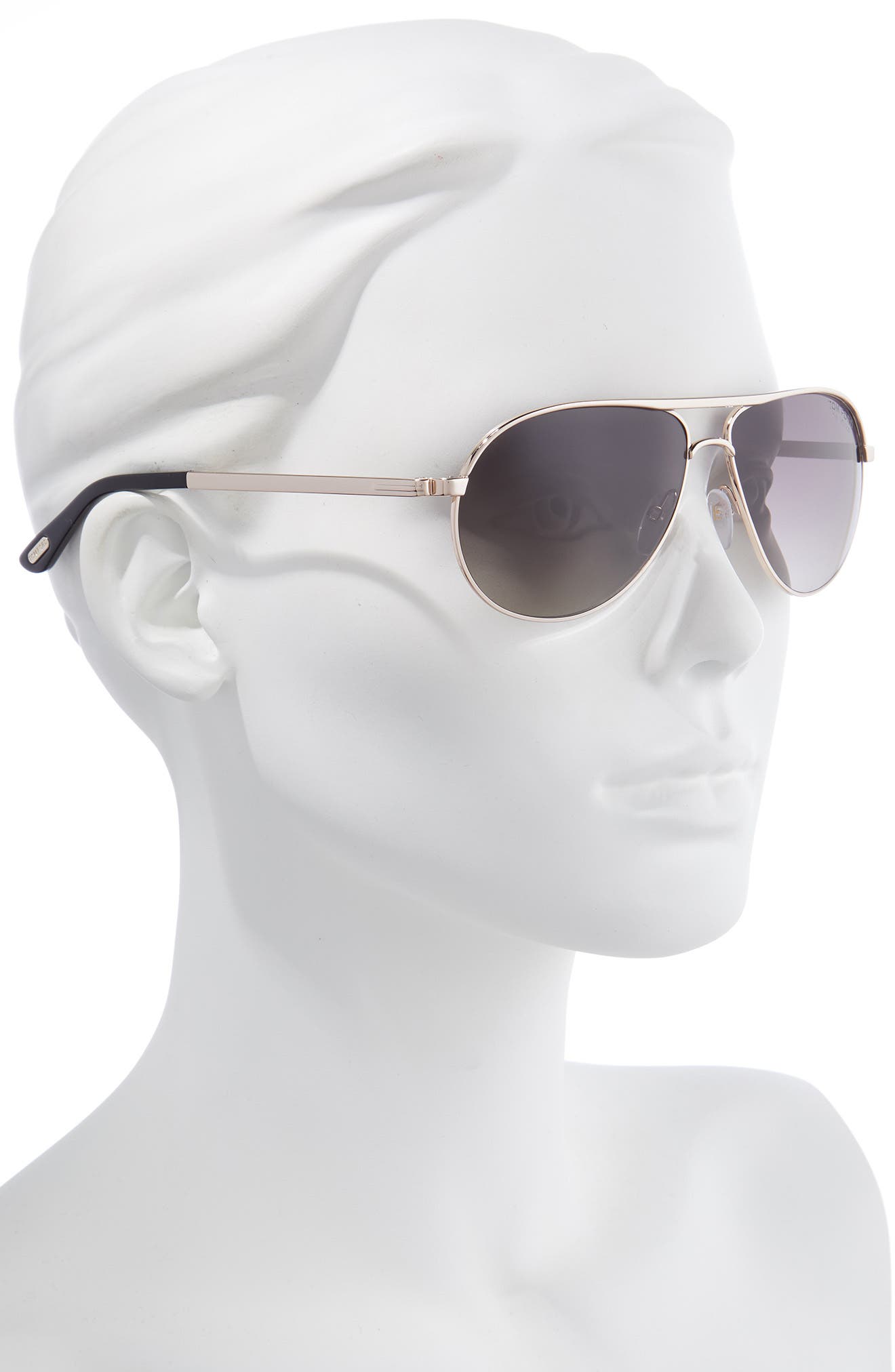 tom ford 58mm aviator sunglasses