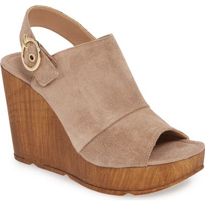 Steve Madden Kaylin Wedge Sandal, Brown