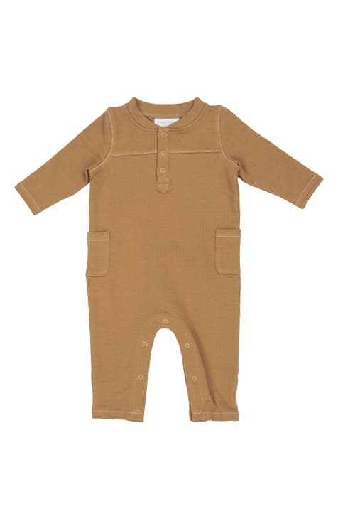 Angel Dear Ditsy Hedgehog Zip Footed Coverall (Baby) at Nordstrom Rack - Baby Girls Rompers & One-Pieces