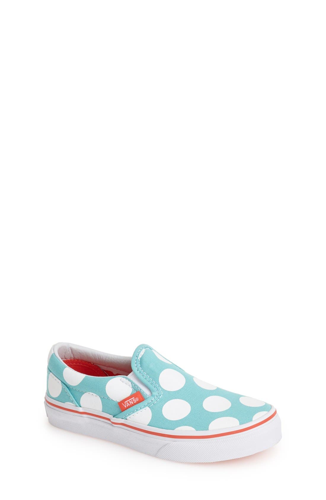 polka dot vans slip on
