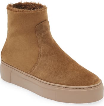 Meghan Genuine Shearling Lined Suede Boot