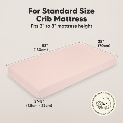 Keababies Soothe Fitted Crib Sheet In Cameo